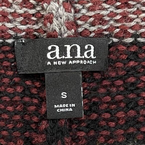 ana Multi Color Textured Sleeveless Cardigan Size Small - Picture 8 of 12